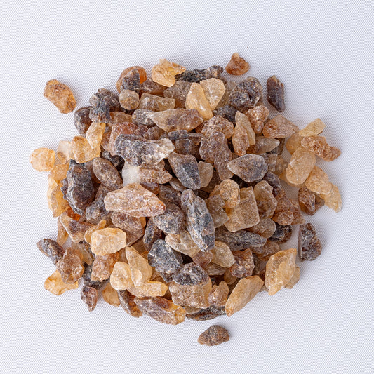 Amber Rock Sugar Crystals